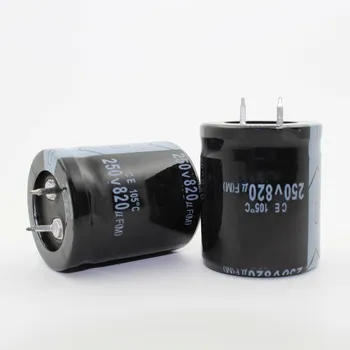 20PCS-2 ЕЛЕМЕНТА Електролитни кондензатори 250v820uf Бразда 820 ICF 250 В 30x35 мм
