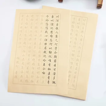 Китайското Традиционно Стихотворение Тетрадка Xuan Хартия, Четка Тетрадка за Калиграфия Китайски Дребния Нормален шрифт Caligrafia Тетрадка за Калиграфия Caderno