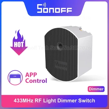 Sonoff D1 Smart Dimmer 433 Mhz RF Wi-Fi Превключвател за Регулиране яркостта на светлината Интелигентна работа сцена чрез приложение eWeLink Google Home Алекса IFTTT