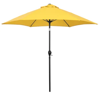 Astella 102, жълто шестостенния чадър за вътрешен двор с однотонным принтом, устойчиви на uv