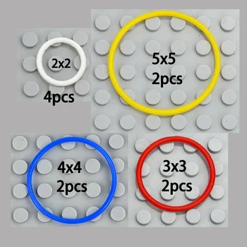 10 бр. Тухли Съвместими 85543 85544 Високотехнологичен Дъвка 2x2 3x3 4x4 5x5 MOC градивните елементи на резервни Части Играчки за EV3 Leduo