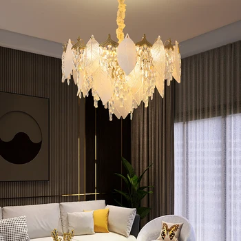 Френска хол, Атмосферни полилей, кристал, лампа за хранене в главната спалня, луксозни лампи
