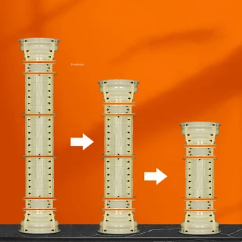 Форма за римски колони в двора на открито ABS Пластмасова форма за бетона цилиндър за градинарство Разчита на покрива Формоване Строителна Decking