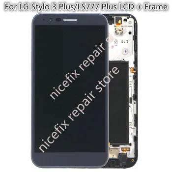 За LG Stylo 3 Plus LS777 Plus LCD дисплей и цифров преобразувател с докосване на екрана в събирането и без рамка или LCD дисплей с рамка за stylo 3 plus