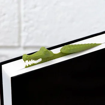 Запомнете под формата на крокодил Творчески Канцеларски материали Отметка под формата на хубаво животно Персонализирана книга-бележник Роман-memo-bookmark