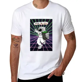 Нови подаръци Psychonaut - Тениска Drink the Tea, тениски с графичен дизайн, Естетически облекло, тениски за мъже
