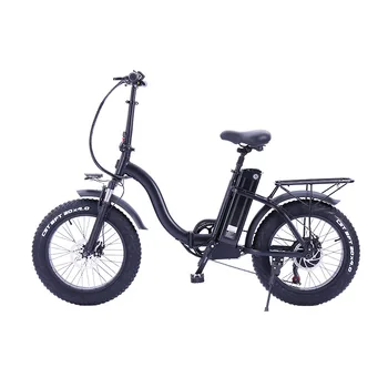 Сгъваем електрически велосипед Snow Beach, скутер с една литиева батерия, Тандемный мотор за висока проходимост, 20-инчов велосипед с акумулаторна батерия