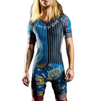 Колоездене джърси 2020 Love The Pain Мъжки гащеризон за триатлон, велосипеди трикостюм, спортен костюм с къс ръкав, Трико, облекло за колоездене