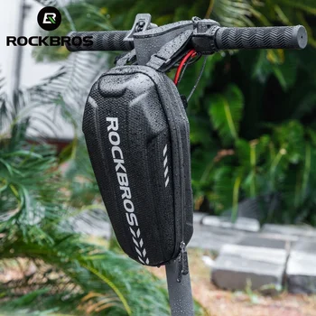 Официалната твърда обвивка Rockbros, предната рамка, подвесная чанта за скутер, водоустойчив сгъваема чанта за МТВ велосипед, Многофункционална електрическа чанта