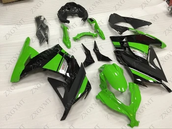 Обтекател за Kawasaki Zx300r 2013 - 2015 Зелено-черни комплекти обтекателей EX300 2014 Комплекти за цялото тяло EX300 13 14