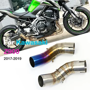 За мотоциклет Kawasaki Z900 2017 2018 2019 exhuast system 51 мм exhuast Pipe z900 изпускателната тръба е на средно ниво