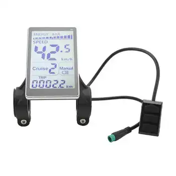 Измерител на LCD дисплея E-Скутер с 5-пинов универсален LCD екран M5, устойчив на абразия за свободни стаи диаметър 22,2 мм