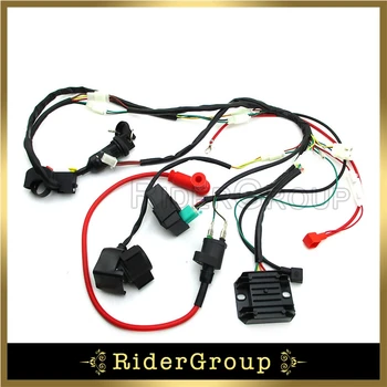 Теглене на кабели, Zongshen 190cc Теглене на кабели издигат Ключа за Запалване CDI Комплект за 2-клапанного електрическо стартиране на двигателя с маслен охлаждане, Ямочные велосипеди