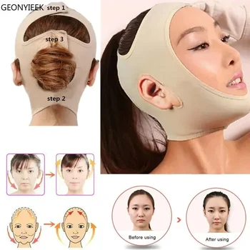 Деликатна маска за лице, превръзка за отслабване, зона за грижа за кожата, придающий форма и стягащ ефект, уменьшающий двойна брадичка, маска за лице, сужающая панела за лице