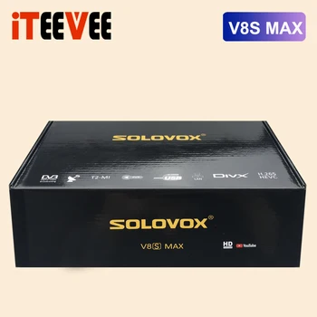 1БР 2021 SOLOVOX V8S MAX FHD Сателитна ТЕЛЕВИЗИЯ Приемник Поддържа USB WiFi YOUTUBE Xtream H265 STB Декодер V8SMax Подмяна на V8S Plus