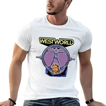 Тениска Westworld, мъжки ризи с графичен дизайн на тениска за момче, мъжко облекло