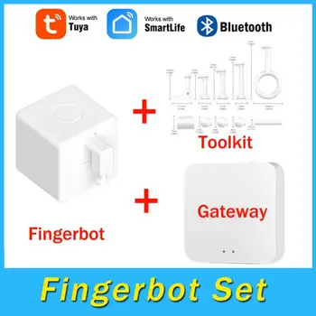 Sasha Smart Bluetooth Мрежа Fingerbot Plus Switch Бутони-Толкателей Fingerbot Switch Smart Life Control Работи С Алекса Google Home