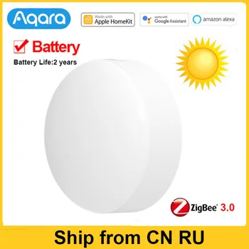 100% Оригинален сензор за осветление Aqara T1, сензор за яркост Zigbee 3.0, интелигентен дом, управление на осветление за дома
