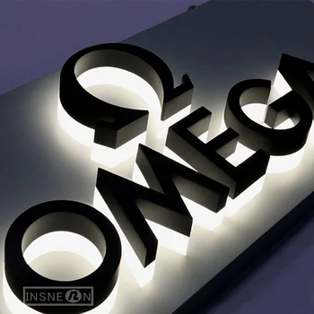 Обичай Акрилни led 3D букви с осветление, Светещи символ, Външна Знак на компанията, билборд, Офис табела, писмо