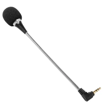 Мини жак 3.5 мм, кабелна аудиомикрофон, гъвкав микрофон за компютър, лаптоп, КОМПЮТРИ, микрофони Skype