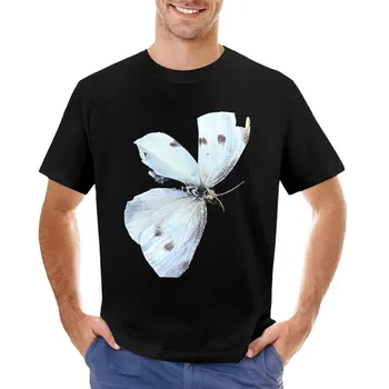 Тениска с зеле бяло-синята пеперуда от Австралия, забавна тениска, тениски по поръчка, мъжки тениски в опаковка