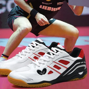 Нова дамски обувки за бадминтон, Мъжки маратонки за бадминтон, Размер 36-45, обувки за тенис на маса