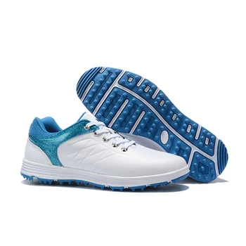 За голф обувки, мъжки спортни обувки, непромокаеми износоустойчиви мъжки маратонки за голф, дишащи спортни маратонки