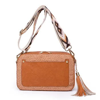 Дизайнерски малка чанта, лятна ежедневна чанта с пискюли високо качество, дамски официални чанти-клатчи през рамо дамски чанти през рамо, основните чанта