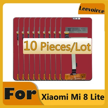 10 бр./Лот За Xiaomi Mi 8 Lite M1808D2TG Сензорен LCD дисплей, Дигитайзер В Събирането на Смяна Ремонт За Xiaomi Mi8 Lite
