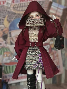 Ново записване, дрехи за кукли BJD за 1/4 MSD, аксесоари за кукли MDD, палта, къси дрешки, подарък за кукли със собствените си ръце