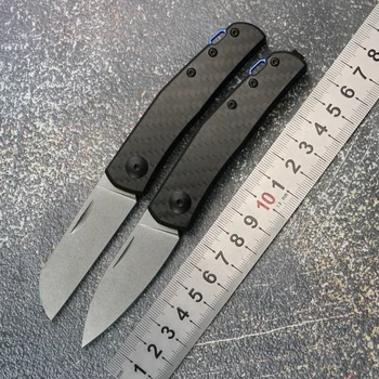 0230/0235 Сгъваем нож Mark 20CV Острието Дръжката е от въглеродни влакна Открит Тактически Къмпинг, Лов и Риболов Джобни инструменти за оцеляване EDC
