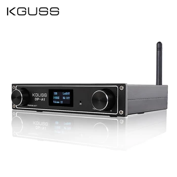 KGUSS DP-A1 Цифров усилвател Bluetooth 4.2 CSR64215 USB/Оптичен/Коаксиален/AUX вход TAS5352A 24 бита/192 khz 120 W * 2