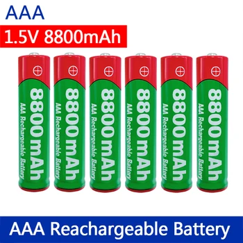 Батерия AAA от 1,5 акумулаторна батерия AAA 8800 mah AAA от 1,5 Нова алкална батерия за led играчки MP3 с дълъг живот