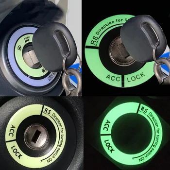 Светещ стикер на ключа за запалване на колата за емблема на Kia ceed е Sorento Sportage 2017 2018 2019