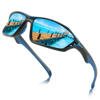 Колоездене, Слънчеви очила Нова Мъжки Поляризованная Спортна Цветна Филм За Шофиране, Риболов, Каране на ски, на Предното стъкло,