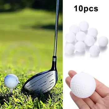 Модерен тренировъчен бяла топка за спорт на закрито и открито, въздушна топка за голф, мека текстура