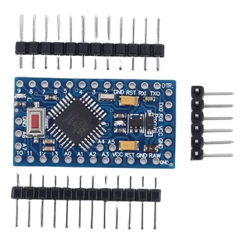 Pro Mini 328 5V 16MHz Mini ATMEGA328 3.3 V 8MHz Development Board Електронен Блок за Arduino Development Board