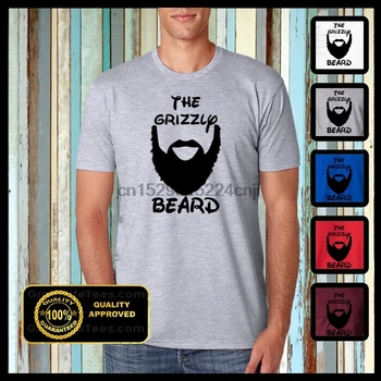Тениска с брада Гризли, тениска с брада Fear The С голяма брада