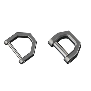 Ключалката D-образна форма за титанови подков с D-образен пръстен, обтегач за кожени изделия 