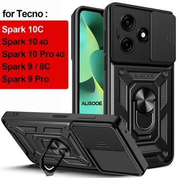 Броня Capa за Tecno Spark 10В Калъф-поставка за Защита на обектива на камерата, за да Tecno Spark 10 Pro 10В 9 8 8C 6 Go 2022 2023 Funda
