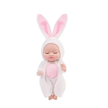 Кукла-Реборн 9 см, имитирующая кукла-любимец за сън, подарък кутия за момче и момиче, комплект за кукли-перерожденцев Bebe, Коледен подарък за рожден ден
