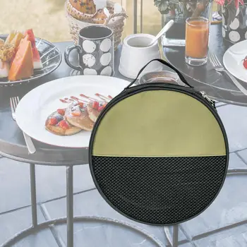 Чанта за съхранение на съдове с цип Купа за готвене кръгла за лагер кухня на открито
