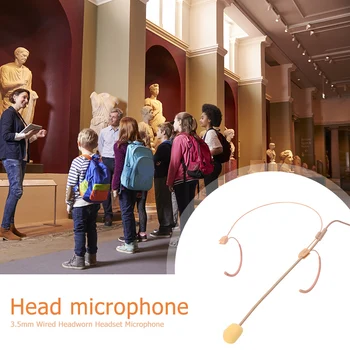 Микрофон-клипса с однонаправленным ясен звук, петличный на звука, 3,5 мм кондензаторен микрофон на ревера, за да се изяви на лекции