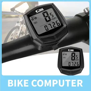 Водоустойчив кабелна велокомпьютер, Скоростомер за езда, Километраж, Брояч на скоростта на каране на колело, Хронометър, аксесоари за автомобилния МТБ велосипеди