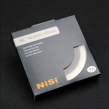 Филтър на обектива NISI NC ND1000 с 10 спирки неутрална плътност 3.0 46 мм 52 мм на 55 мм 58 мм 67 мм и 72 мм 77 мм и 82 мм