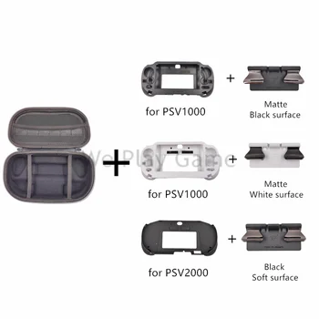 За PSV 1000 2000 Калъф-поставка за ръкохватка с бутон за стартиране на L2 R2, чанта за съхранение за PS Vita 1000