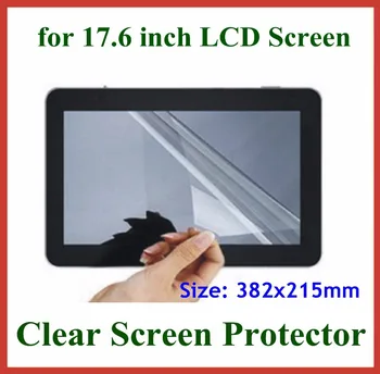 3шт Ултра Прозрачно Защитно Фолио за LCD екрана, за 17,6-инчов преносим компютър Notebook PC LCD Monitor 382x215 mm 16:9