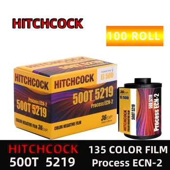 100 роли HITCHCOCK 5219 - 500t) 5203 (50Г) 5207 (250D) Негативна филм 135 36 листа фолио ECN-2 Последния срок на годност