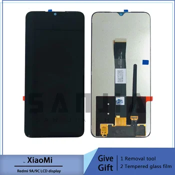 За LCD екрана xiaomi redmi 9a, сензорен екран с рамка, 6,53 инча