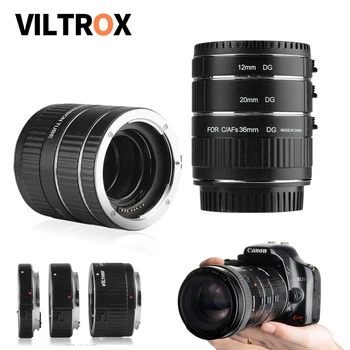 Viltrox DG-C Метална Закопчалка Автофокус Автофокус Макро удължителен кабел Адаптер за Обектив за Canon EOS 750D 700D 800D 77D 60D 5D II IV 7D II 80D